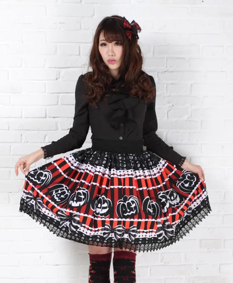 Jack-O-Lantern Skirt