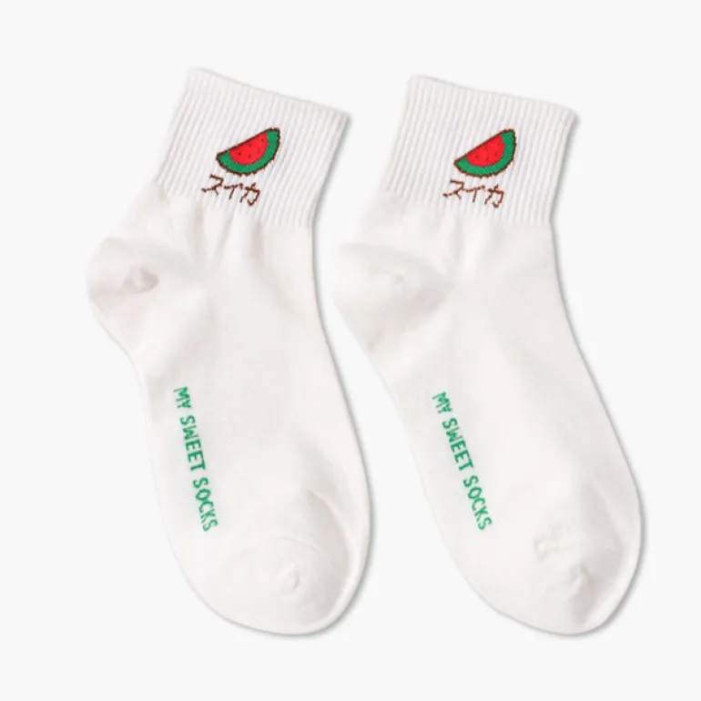 Japanese Fruit Socks