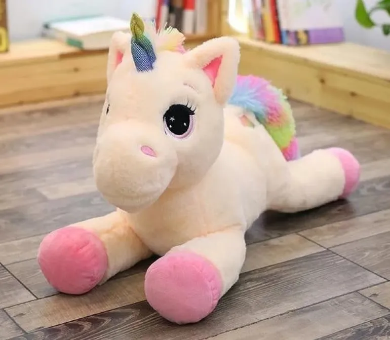 Jumbo Rainbow Unicorn Plush