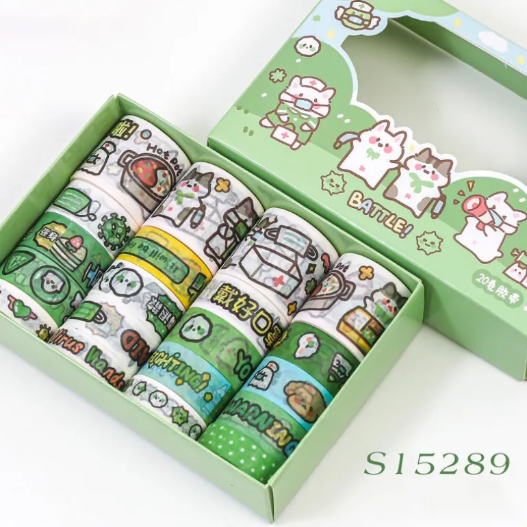 Kawaii Animal Washi Tape Set