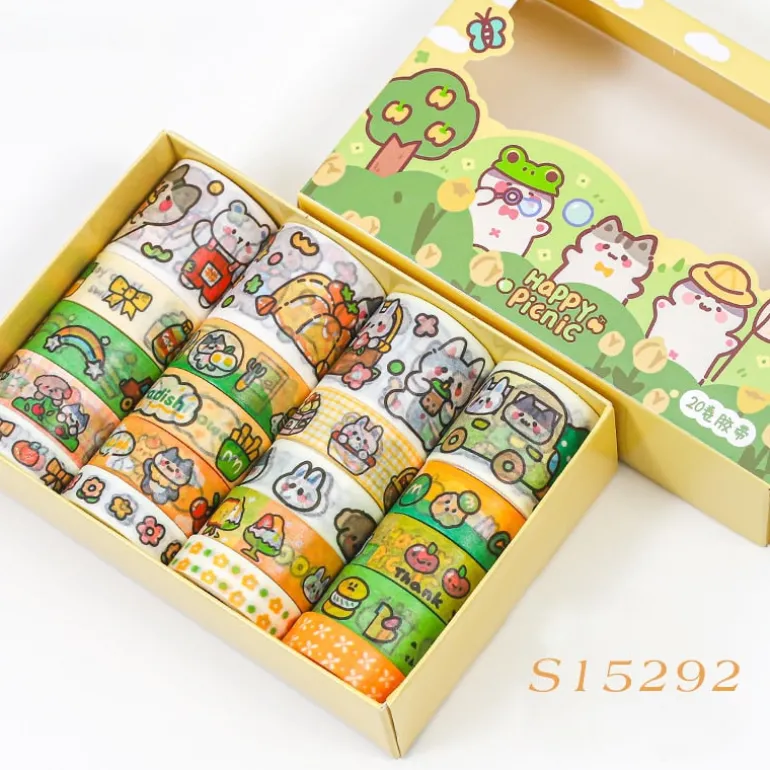Kawaii Animal Washi Tape Set