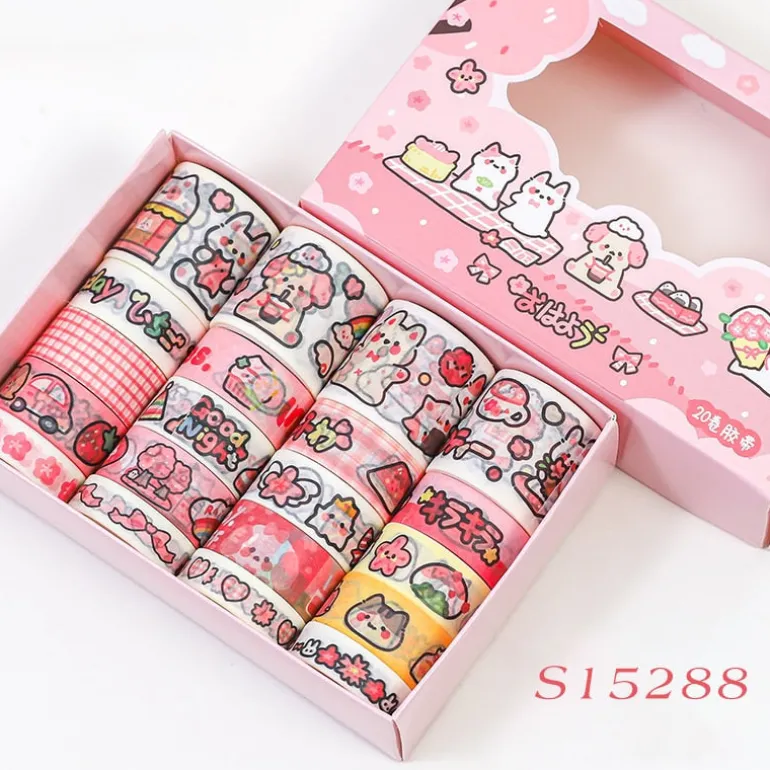Kawaii Animal Washi Tape Set