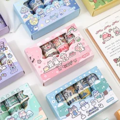 Kawaii Animal Washi Tape Set