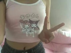 Kawaii Besties Crop Top