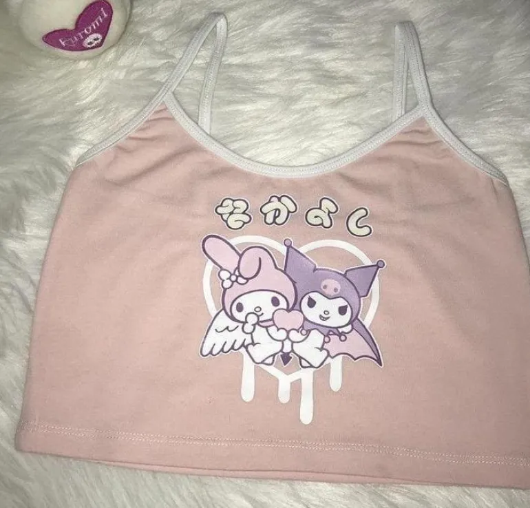 Kawaii Besties Crop Top