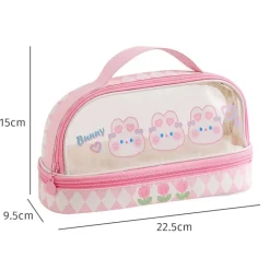 Kawaii Bunny Stationary & Make-up Bag