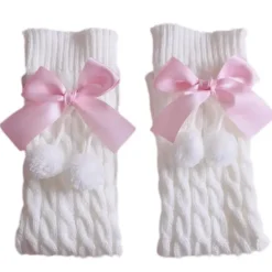 Kawaii Cotton Bow Leg Warmers