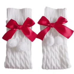 Kawaii Cotton Bow Leg Warmers