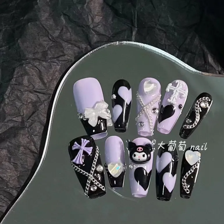 Kawaii Deco Press On Nails