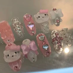 Kawaii Deco Press On Nails