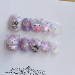 Kawaii Deco Press On Nails