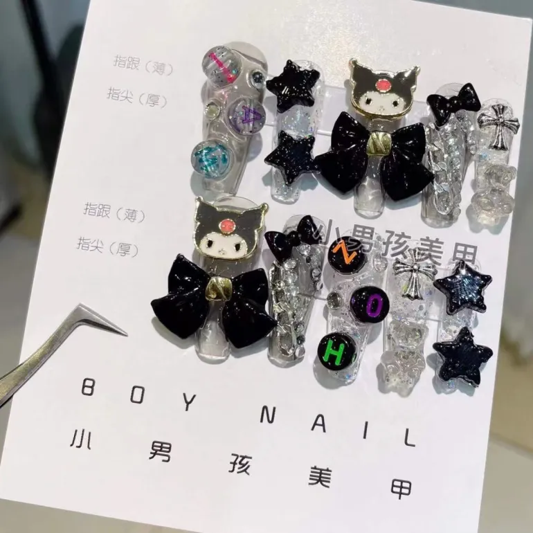 Kawaii Deco Press On Nails