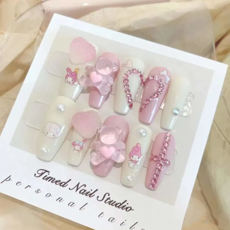 Kawaii Deco Press On Nails