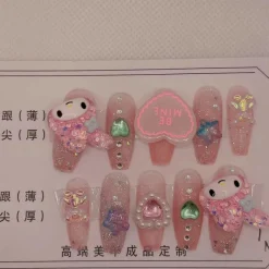 Kawaii Deco Press On Nails