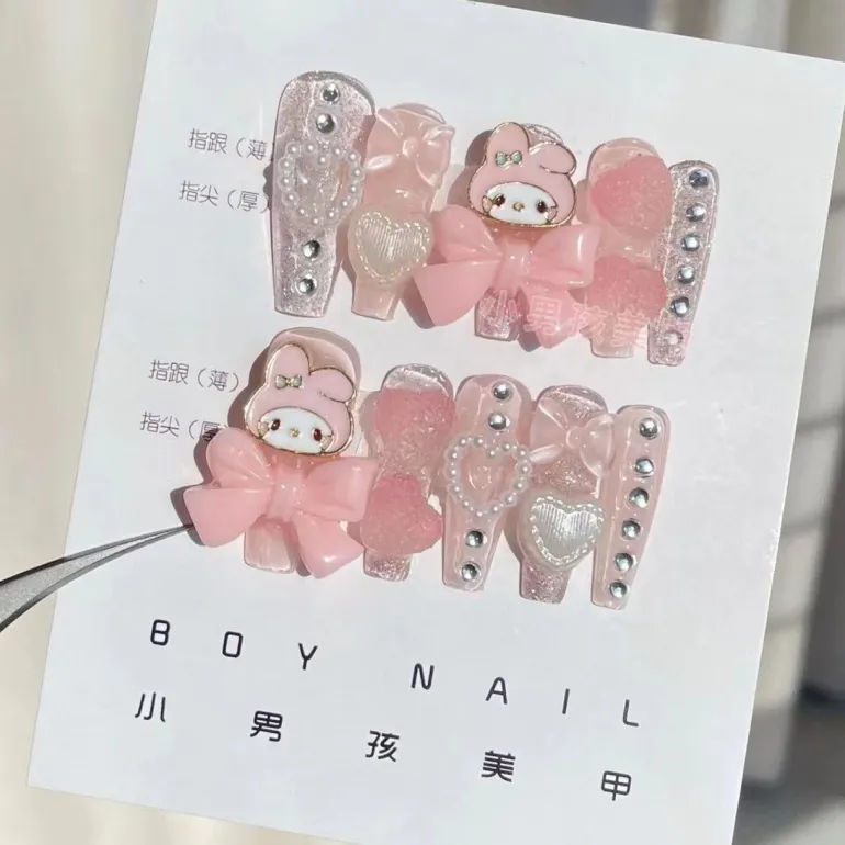 Kawaii Deco Press On Nails
