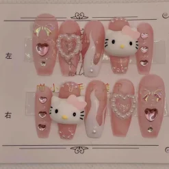 Kawaii Deco Press On Nails