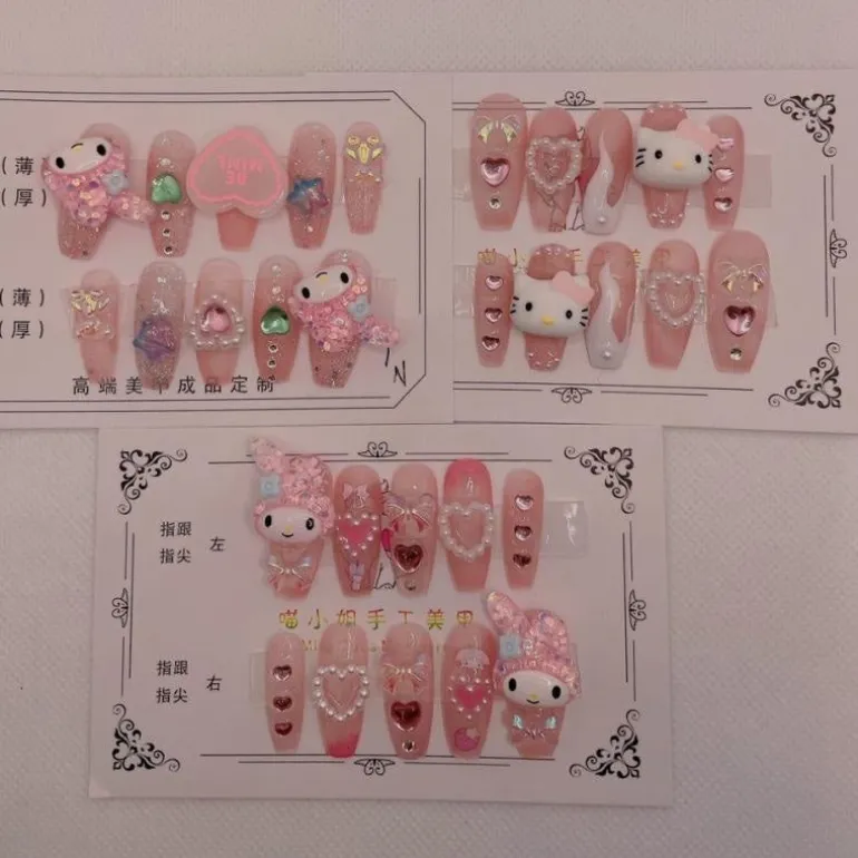 Kawaii Deco Press On Nails