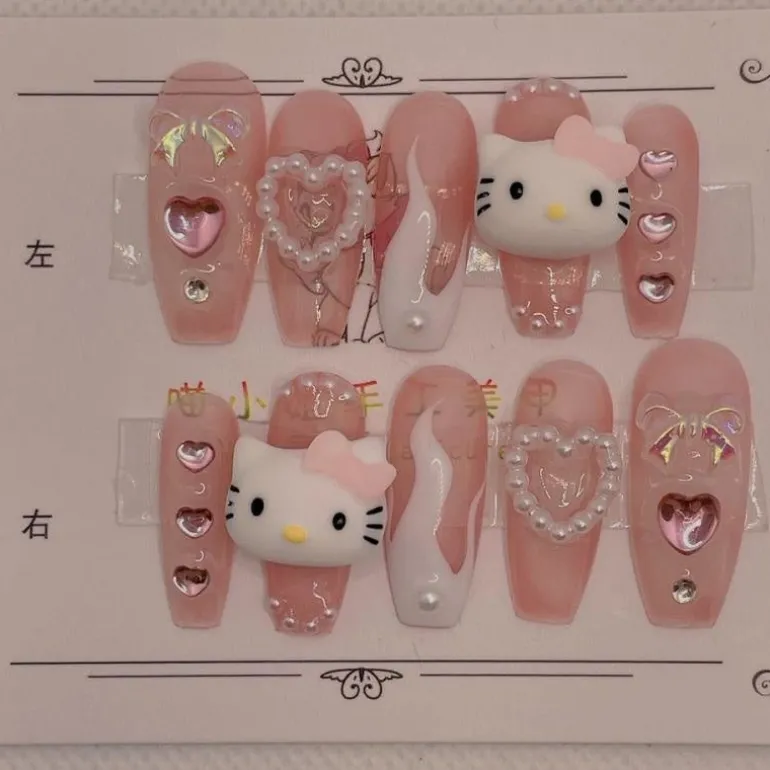 Kawaii Deco Press On Nails