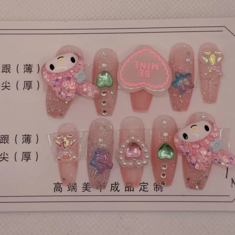 Kawaii Deco Press On Nails