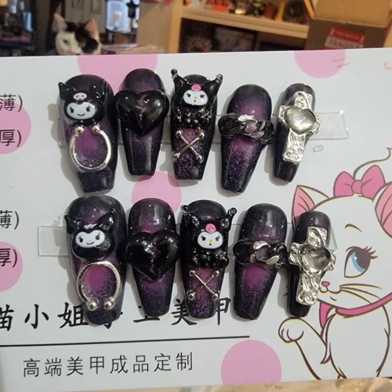 Kawaii Deco Press On Nails