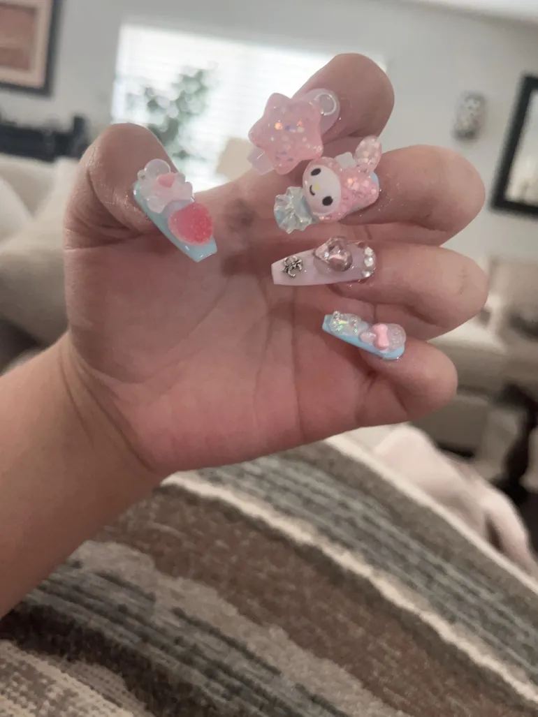 Kawaii Deco Press On Nails