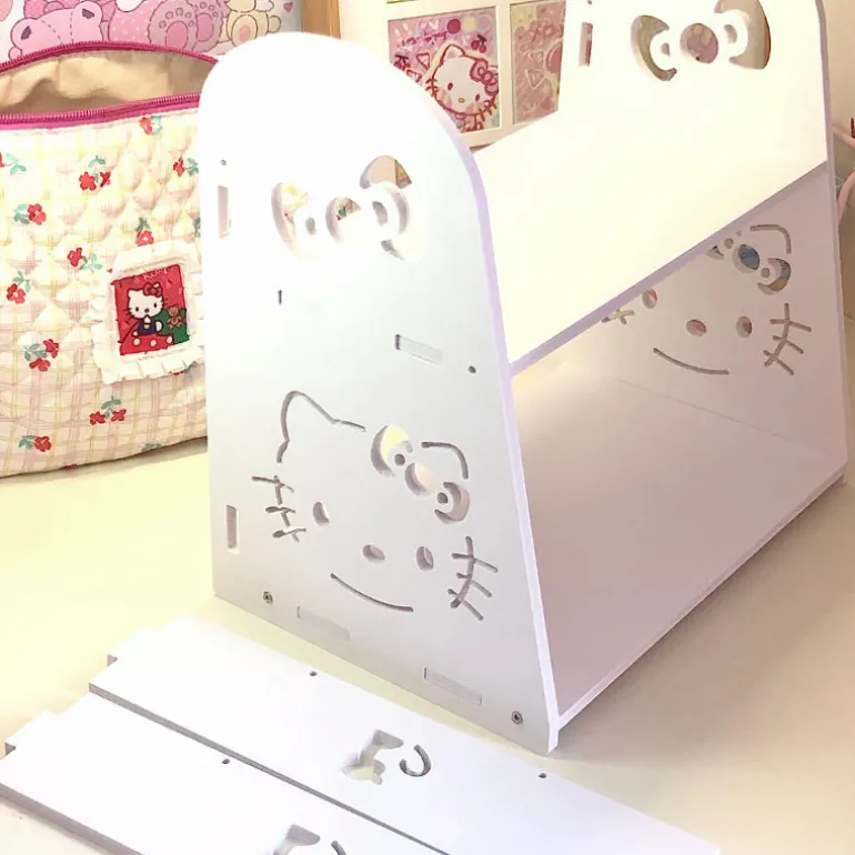 Kawaii Double Layer Display Shelves