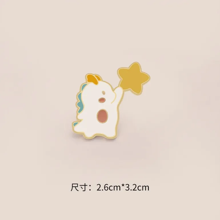 Kawaii Dragon Enamel Pins
