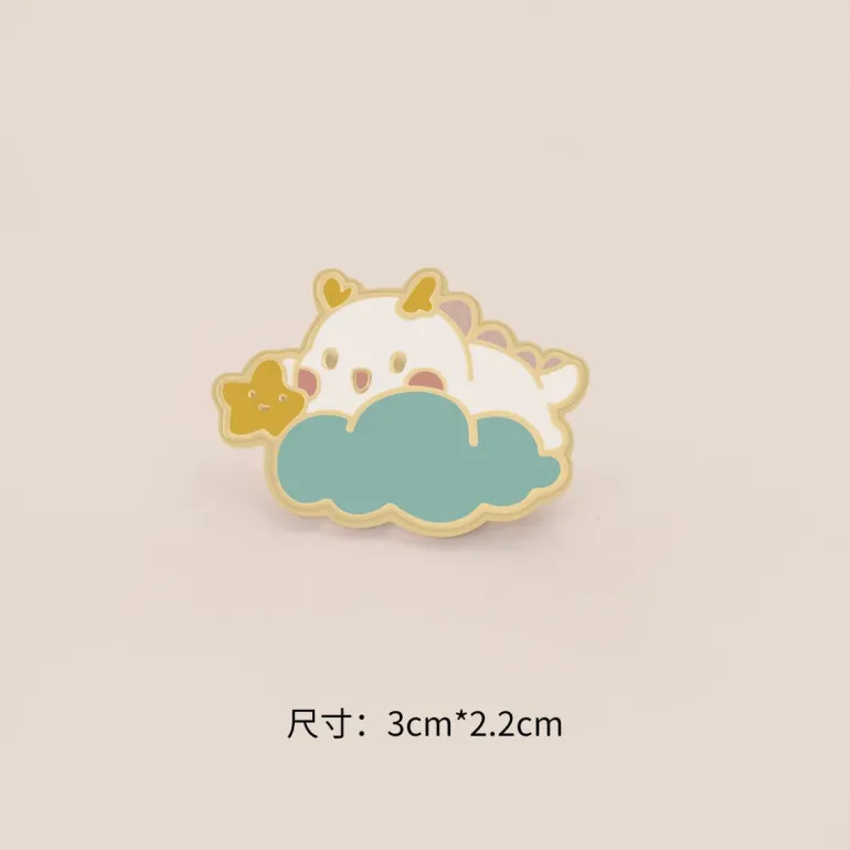 Kawaii Dragon Enamel Pins