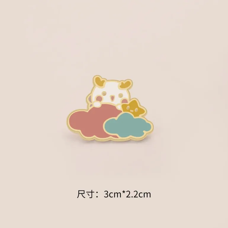 Kawaii Dragon Enamel Pins