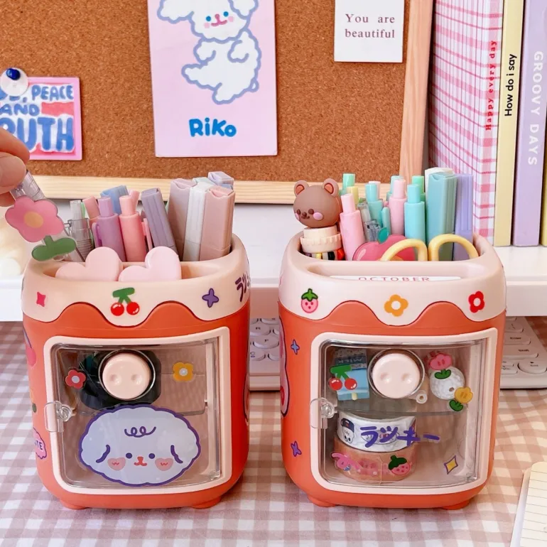 Kawaii Fridge Pen & Desk Organizer