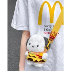 Kawaii Hamburger Puppy Bag