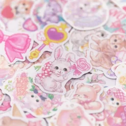 Kawaii Kitten Laser Cut Sticker Set