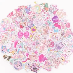 Kawaii Kitten Laser Cut Sticker Set
