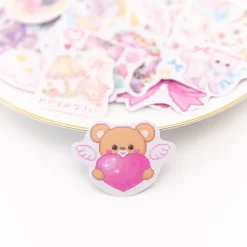 Kawaii Kitten Laser Cut Sticker Set
