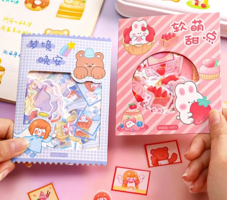 Kawaii Laser Cut Sticker Packs