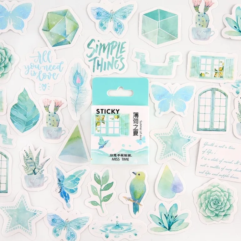 Kawaii Laser Cut Stickers Packs