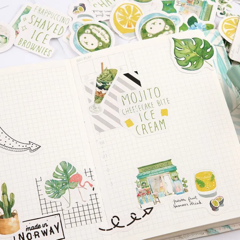 Kawaii Laser Cut Stickers Packs