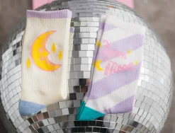 Kawaii Moon Socks