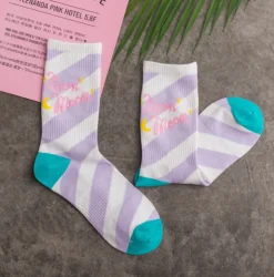 Kawaii Moon Socks