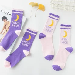 Kawaii Moon Socks