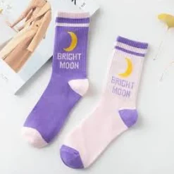 Kawaii Moon Socks