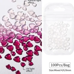 Kawaii Nail Art Sticker Gems