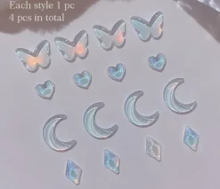 Kawaii Nail Art Sticker Gems