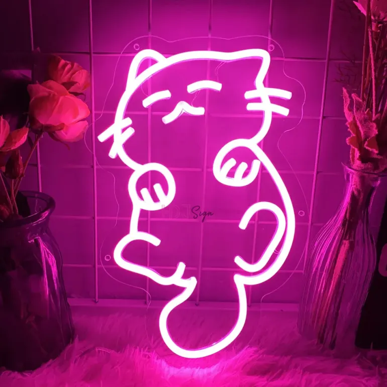 Kawaii Neko Cat LED Sign