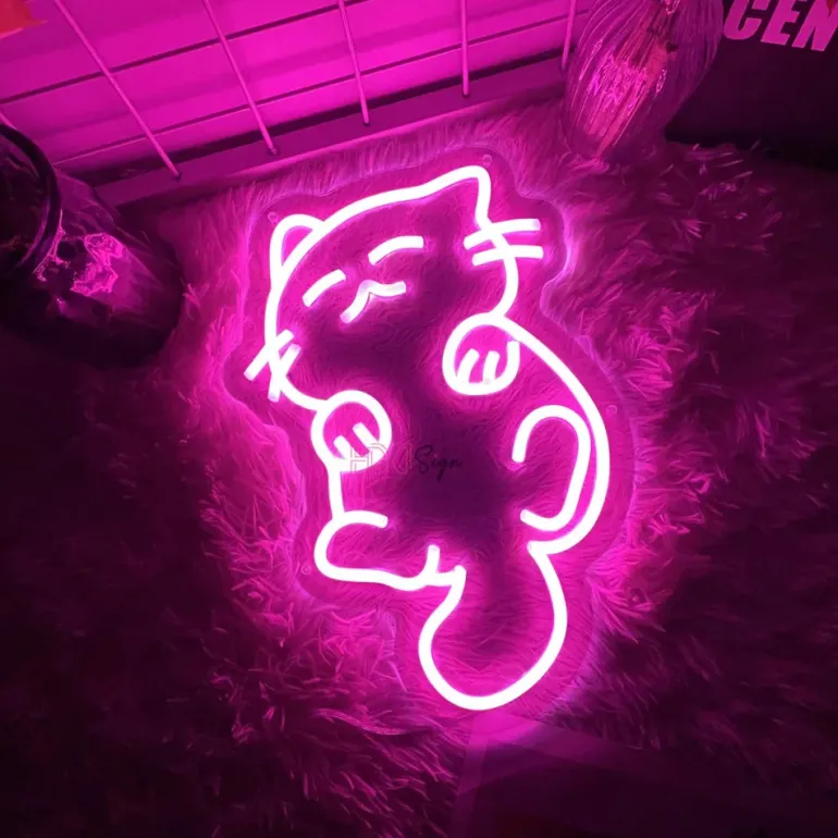 Kawaii Neko Cat LED Sign