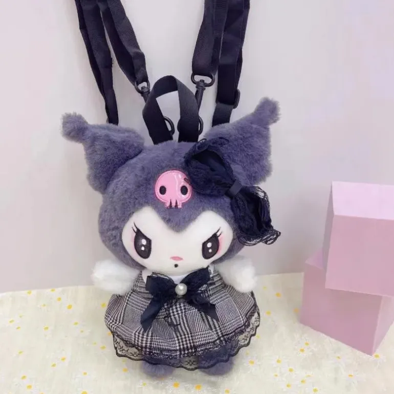Kawaii Pastel Goth Plush Backpacks