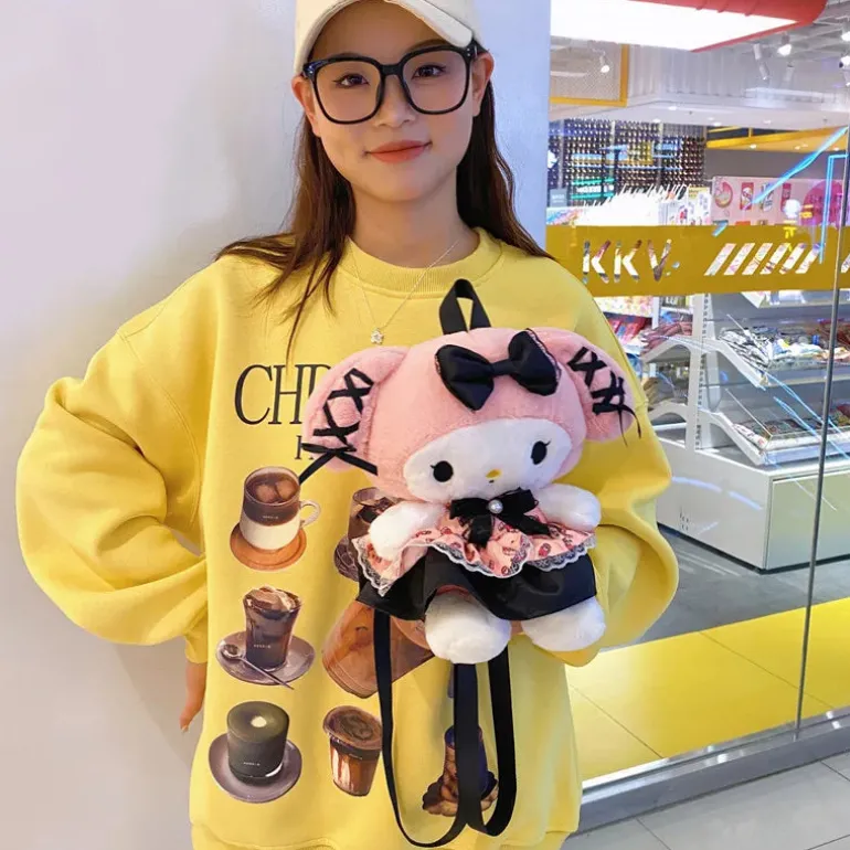Kawaii Pastel Goth Plush Backpacks