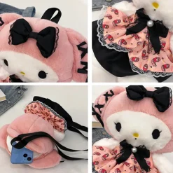 Kawaii Pastel Goth Plush Backpacks