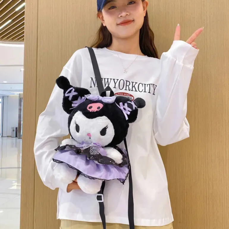 Kawaii Pastel Goth Plush Backpacks