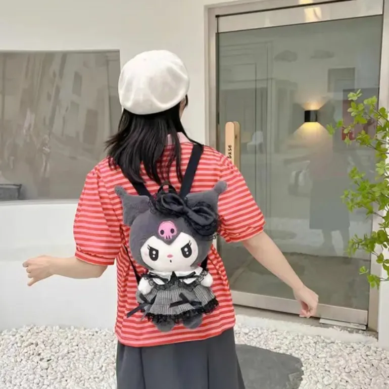 Kawaii Pastel Goth Plush Backpacks